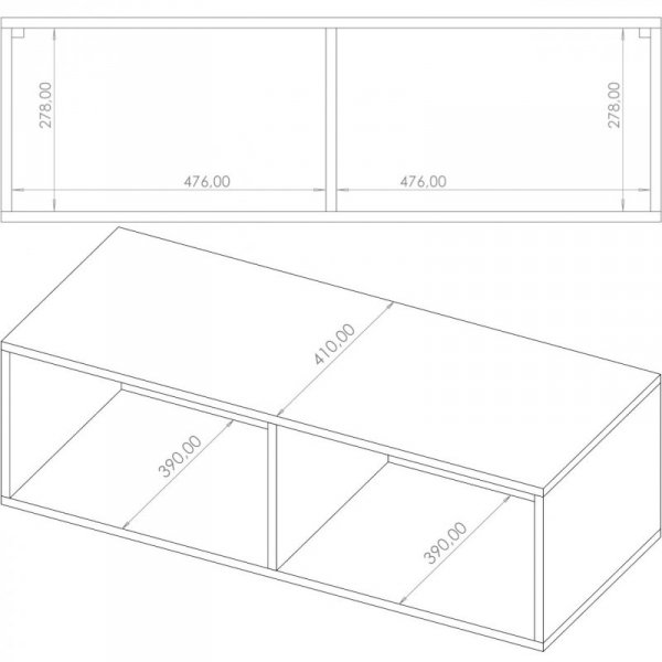 Komoda RTV KODI 100 dąb artisan