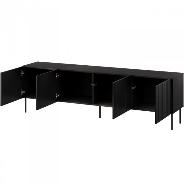 Komoda RTV ISOLA 200 czarny mat