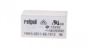 Przekaźnik miniaturowy 1P 5A 12V DC AgNi RM40-2011-85-1012 2611694