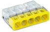 SZYBKOZŁĄCZKA WAGO 2273-205 5X0,5-2,5 MM2 ŻÓŁTA 5 SZTUK (1 OP)