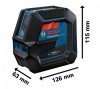 LASER KRZYŻOWY GCL 2-50 G ZIELONY+BT 150+RM 10 (1 KPL)