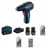 WIERTARKO-WKRĘTARKA AKUMULATOROWA GSR 12V-30 2*2.0AH + ACC (1 SZT)