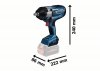 KLUCZ UDAROWY AKUMULATOROWY 1/2' GDS 18V-1000 0*AH (1 SZT)