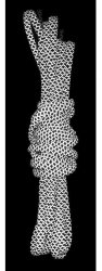 SZNURÓWKI ODBLASKOWE OKRĄGŁE CXS ROZMIAR 130CM (12 PAR)