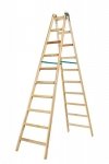 DRABINA DREWNIANA BRAKET PREMIUM 2X10 SZCZEBLI 299CM (1 SZT)