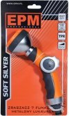 ZRASZACZ PISTOLETOWY REGULOWANY 7-FUNKCYJMY SOFT SILVER (1 SZT)