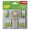 ZESTAW BATERI ALKALINE SUPER 12 SZT AAA + 12 SZT AA +WIATRAK (5 SZT)