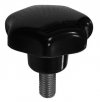 UCHWYT BAKELITOWY Z TRZPIENIEM CZARNY M6*15MM DIN6336L (1 SZT)