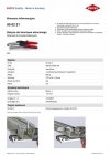 NOŻYCE DO TWORZYWA SZTUCZNEGO 110MM (1 SZT)