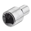 NASADKA KRÓTKA 6-KĄTNA CHROMOWANA 1/2  14MM (1 SZT)