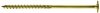 WKRĘT DO DREWNA Z KOŁNIERZEM NA TORX OCYNK ŻÓŁTY 8*220MM T40 (50 SZT)