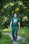 SPODNIE ROBOCZE OUTDOOR ZIELONO-SZARE ROZMIAR XL (1 SZT)