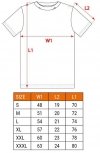T-SHIRT CIENIOWANY DENIM, ROZMIAR XXL (1 SZT)