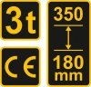 PODNOŚNIK HYDRAULICZNY SŁUPKOWY 3T (1 SZT)