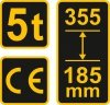 PODNOŚNIK HYDRAULICZNY SŁUPKOWY 5T (1 SZT)