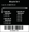 ZESTW KLUCZY TRZPIENIOWYCH BICYCLE SET 4, 9 CZĘŚĆ (1 KPL)