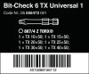 ZESTAW BIT-CHECK 6 TX UNIVERSAL 1, 6CZ. (1 KPL)