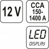 TESTER AKUMULATRORÓW 12V CYFROWY (1 SZT)