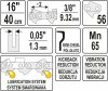 ŁAŃCUCH TNĄCY DO PILARKI 16'' 3/8'  1.3MM 56Z (1 SZT)