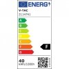 Plafon Sufitowy V-TAC 40W LED Pilot CCT fi.400 Gwiazdy VT-8401 3000K-6500K 2800lm