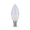 Żarówka LED WiFi V-TAC 4.8W E14 Świeczka SMART LIFE TUYA Alexa Google Home VT-5114-N RGB+2700K-6400K 450lm