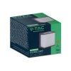 Oprawa Ścienna Ogrodowa V-TAC 8W LED IP65 120x120 Brązowa VT-708 4000K 800lm