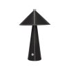 Lampka Biurkowa Nocna V-TAC 3W LED 33cm CCT Ładowanie USB-C Ściemnianie Czarna Skóra VT-10117 3000K-6000K 240lm