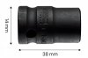 Nasadka udarowa 1/2, 14 x 38mm, Cr-Mo