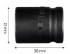 Nasadka udarowa 1/2, 21 x 38mm, Cr-Mo