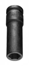 Nasadka udarowa 1/2 długa, 13 x 78mm , Cr-Mo
