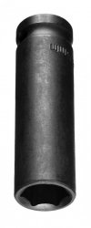 Nasadka udarowa 1/2 długa, 16 x 78mm , Cr-Mo
