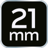 Nasadka udarowa 1/2 długa, 21 x 78mm , Cr-Mo