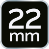 Nasadka udarowa 1/2 długa, 22 x 78mm , Cr-Mo