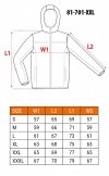 Kurtka robocza ostrzegawcza softshell z kapturem, pomarańczowa, rozmiar XXL