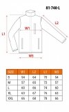 Bluza polarowa ostrzegawcza, żółta, rozmiar L
