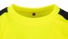 T-shirt ostrzegawczy, ciemny dół, żółty, rozmiar M