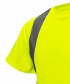 T-shirt ostrzegawczy, żółty, rozmiar L