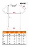 T-shirt roboczy oliwkowy CAMO, rozmiar S