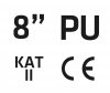 Rękawice ogrodowe pokryte PU, rozmiar 8