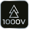 Klucze nasadowe 1000V, 19szt.