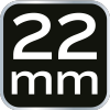 Klucz płasko-oczkowy z przegubem i grzechotką 22 mm