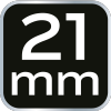 Klucz płasko-oczkowy z przegubem i grzechotką 21 mm