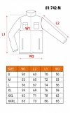 Bluza ostrzegawcza 40% poliester, 60% bawełna, 260 gsm, rozmiar M