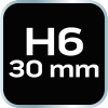 Końcówka HEX 6 x 30 mm, S2 x 2 szt.