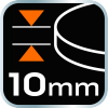 Filc polerski 125 x 10 mm, M14