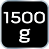 Siekiera 1500g, trzonek z włókna szklanego