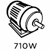 Młotowiertarka SDS+ 710W, walizka