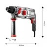Młotowiertarka SDS+ 800W, walizka