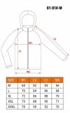 Kurtka przeciwdeszczowa PU/PVC, EN 343, rozmiar M