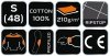 Bluza robocza Motosynteza, 100% bawełna rip stop, rozmiar S
